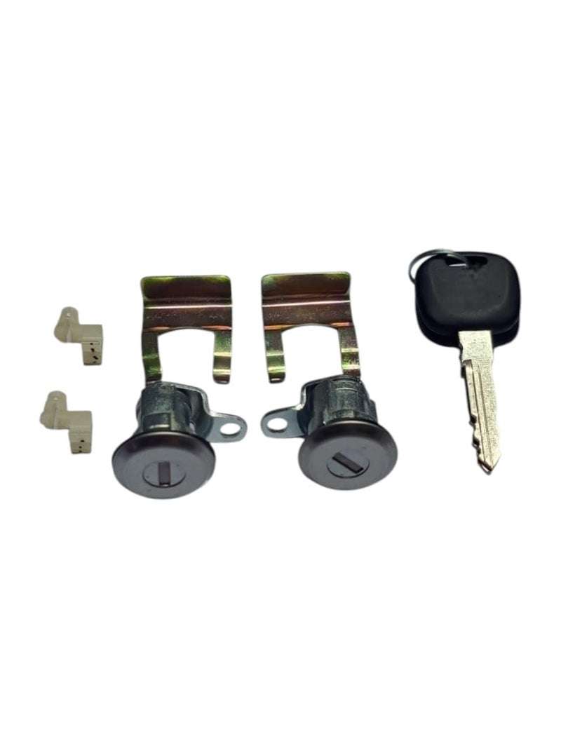Auto-Ex مجموعة قفل باب أوتو-إكس مجموعة مفاتيح أمامية يمين يسار متوافقة/بديلة لماروتي 800 / جيبسي/أومني - Image 1