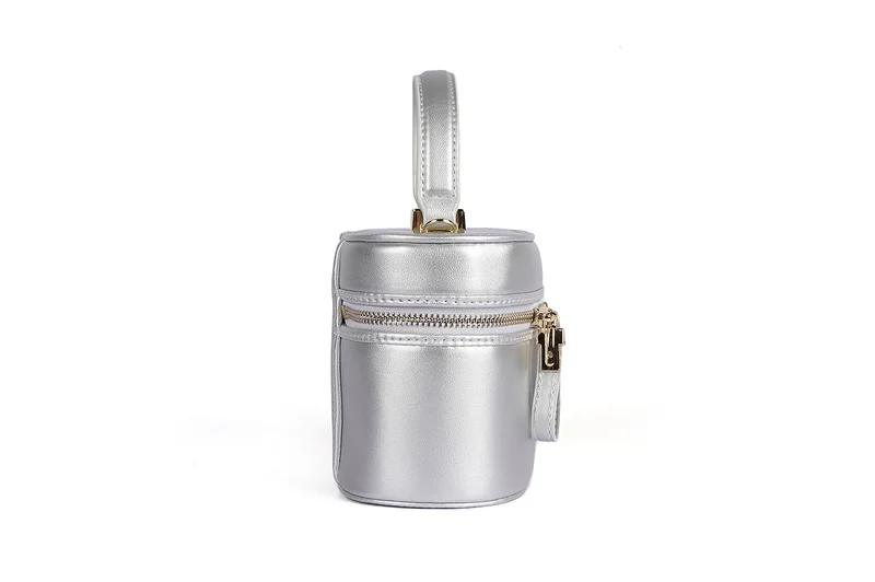 كابلي حقيبة يد نسائية مستطيلة الشكل من الجلد الصناعي