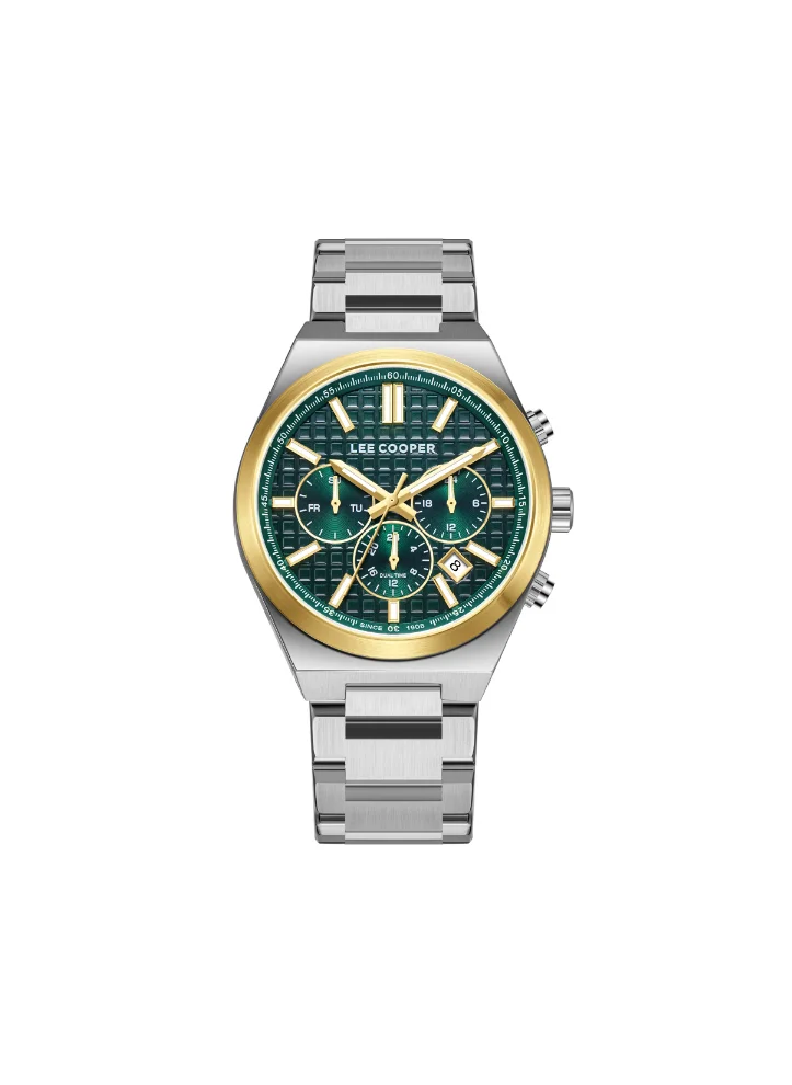 Lee Cooper Men's Multi Function Display Watch With Silver Metal Strap - LC08084.270