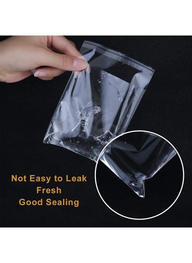 400 Pcs 4"x4.73" Clear Resealable Cellophane Bags Good for Bakery, Candle, Soap, Cookie Poly Bags