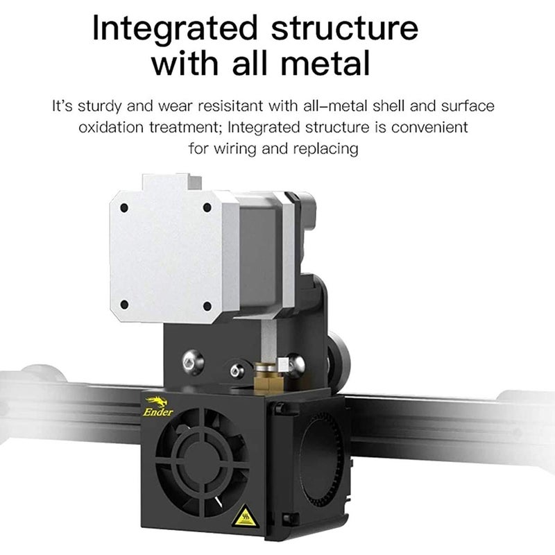 Dawnblade مجموعة ترقية طارد مباشر من كرياليتي لآلة Ender-3 / Ender-3 Pro، تم تجميعها بالكامل من طارد MK8، رأس التسخين، محرك خطوة 42-40، مروحة، عربة عجلات V-Slot، كابلات - Image 5