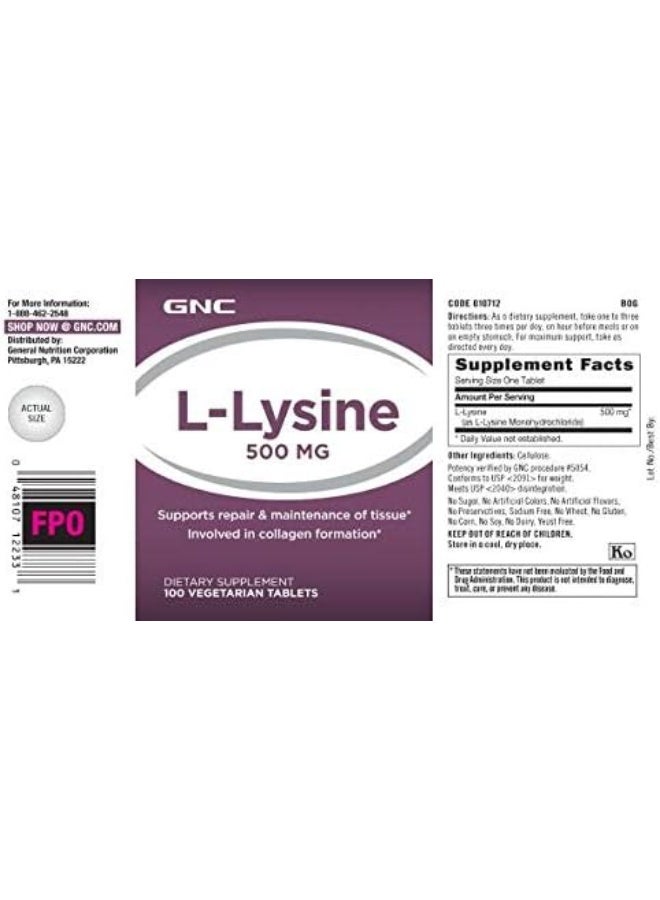 جي إن سي إل-ليسين 500 ملجم - Image 2