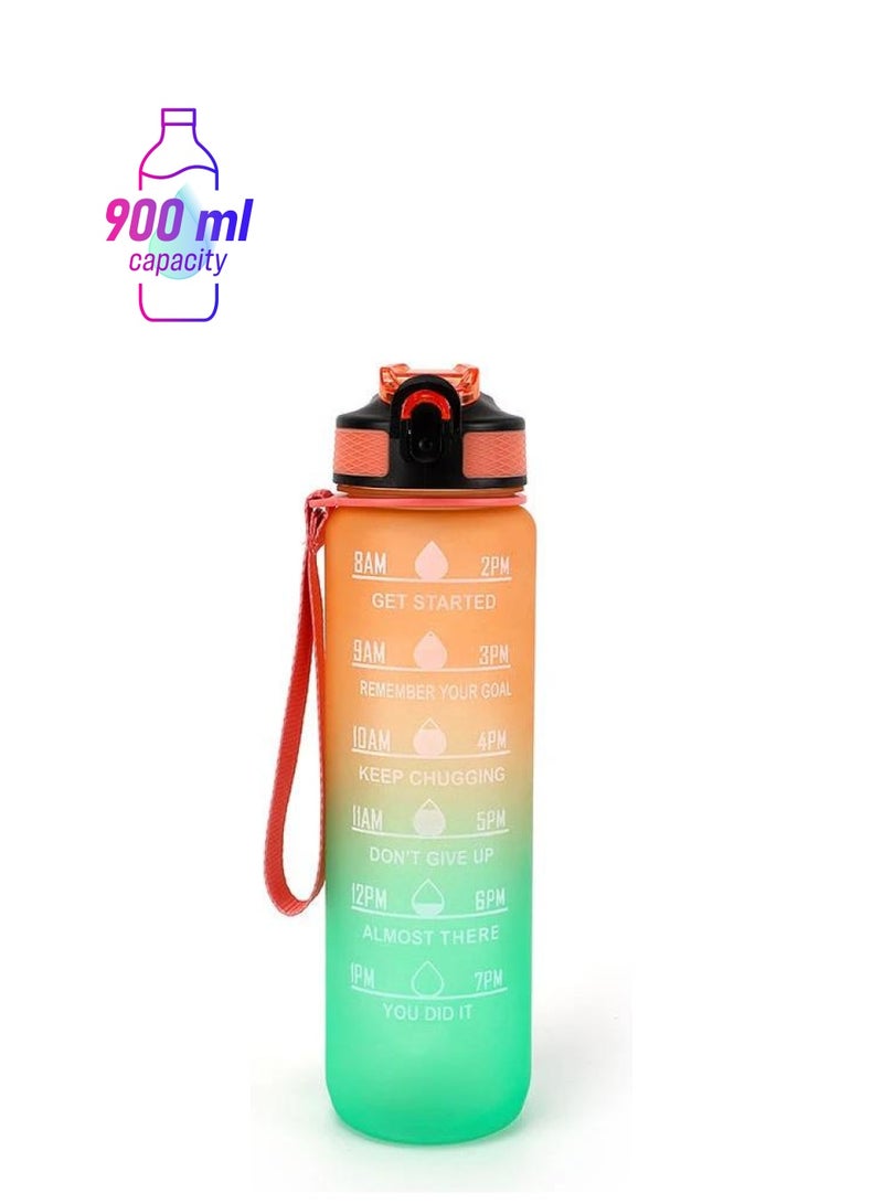 900ml Protein Shaker Bottle Gym Protein Shakes Blend Shaker Bottle - Image 1