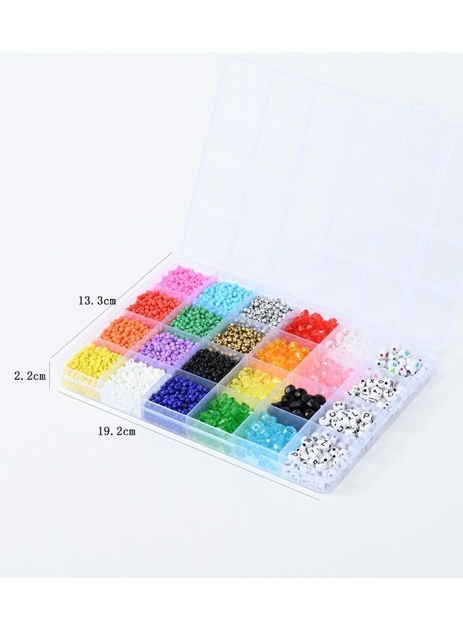 tornado gold DIY Handmade Glass Alphabet Beads Making Kids Playset 19 x 13 x 2cm - Image 2