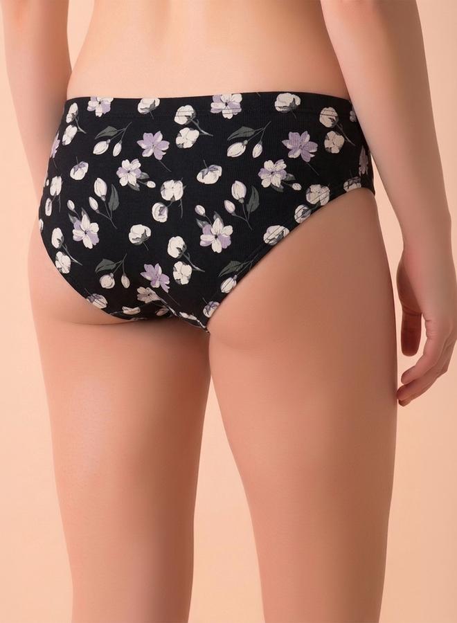 Clovia Pack of 3-Mid Waist Printed Hipster Panties with Inner Elastic - 100% Cotton - Image 5