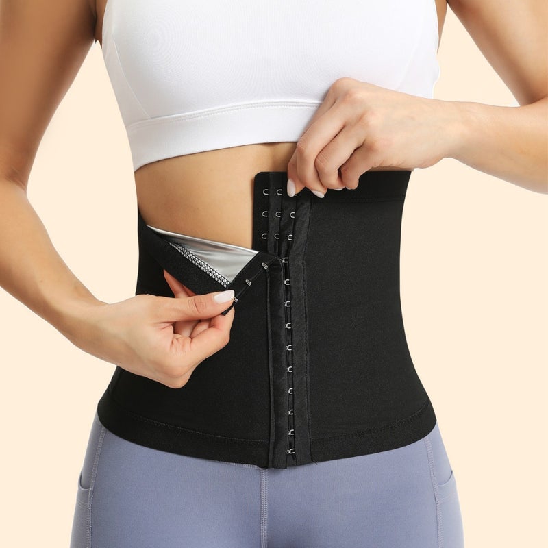 Adjustable Sweat Waist Trainer Belt for Women Tummy Control Body Shaper for Yoga and Fitness - Image 5
