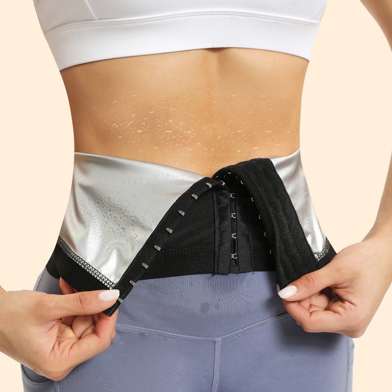 Adjustable Sweat Waist Trainer Belt for Women Tummy Control Body Shaper for Yoga and Fitness - Image 1