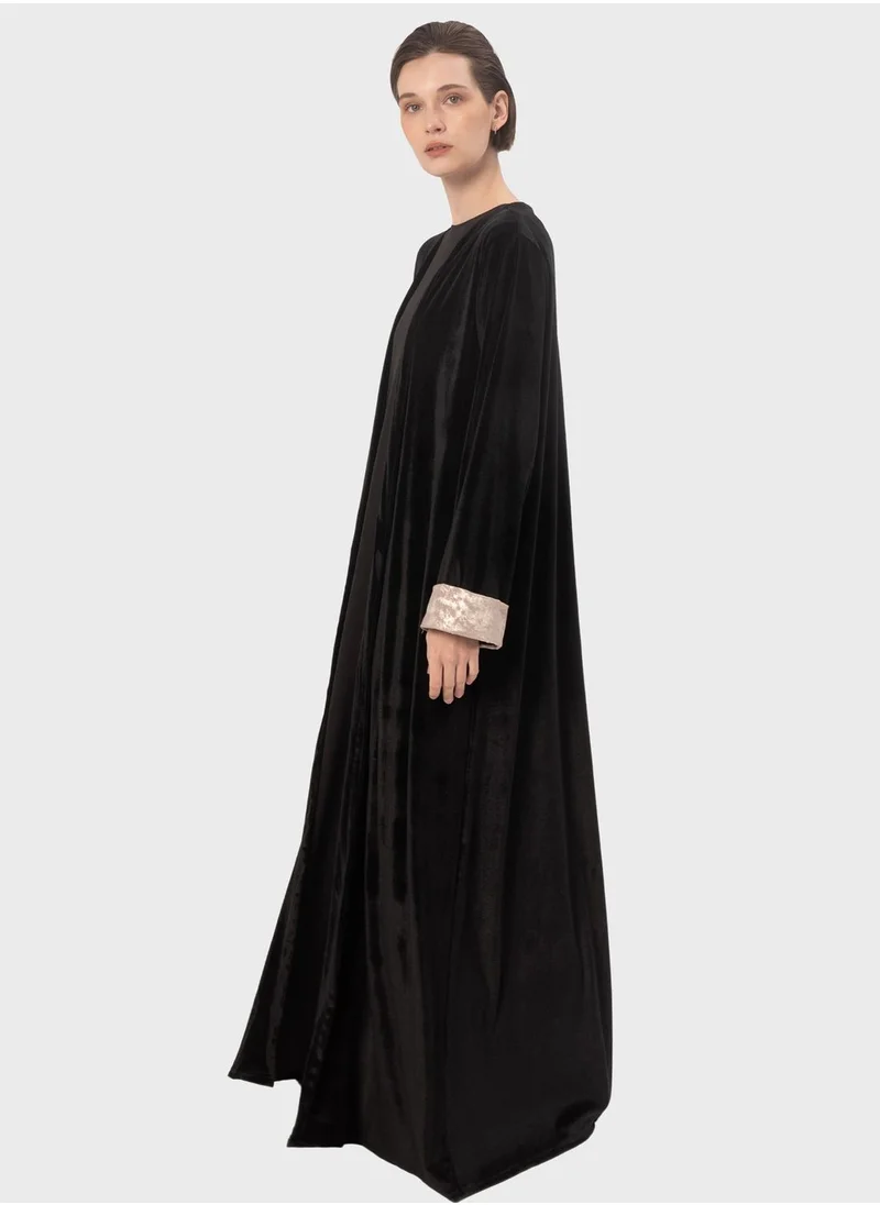 Demure Color Block Abaya