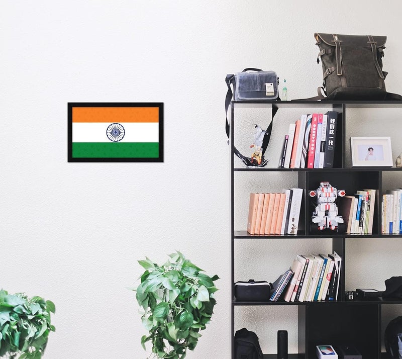 ArtX Indian National Flag Wall Art Framed Painting - Image 3