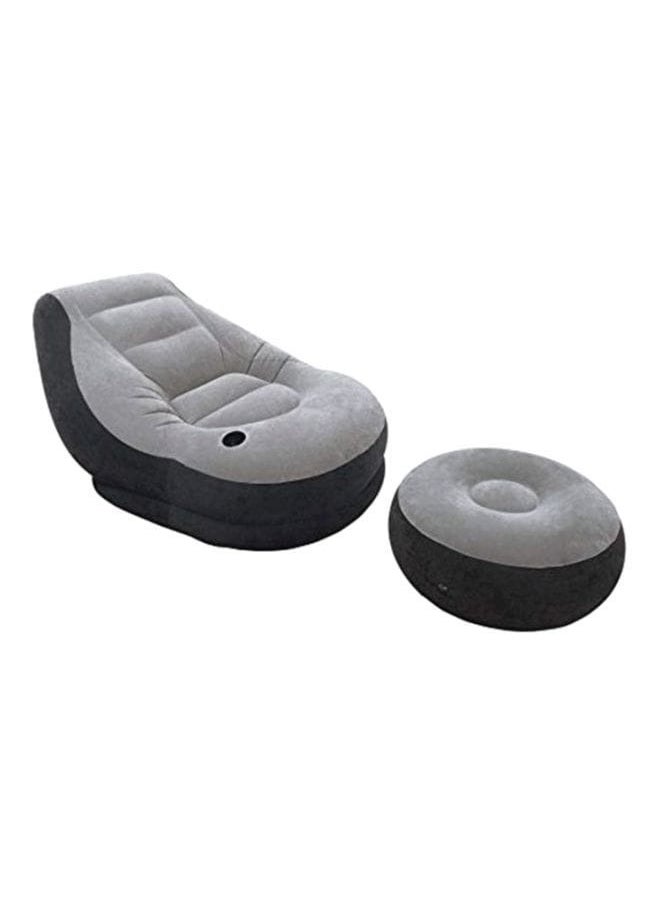 INTEX Inflatable Chair, Air Sofa Inflatable Couch, Portable Blow-Up Lounge Chair for Indoor & Outdoor Use, Comfortable and Durable Seating for Camping, Beach, Backyard, Living Room, Easy to Inflate  - Image 2