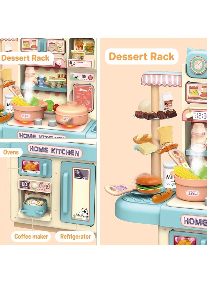 34-piece kitchen toy set, simulation cooking toy, role-playing game, with realistic steam and light effects, suitable for children aged 3 and up, birthday gift. - Image 4