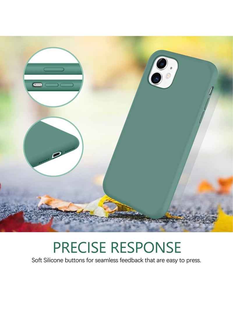 DUSALA iPhone 11 Case, Liquid Silicone Phone Case for iPhone 11 6.1 Inch, Colorful Silky-Soft Protective Cover (Green) - Image 4