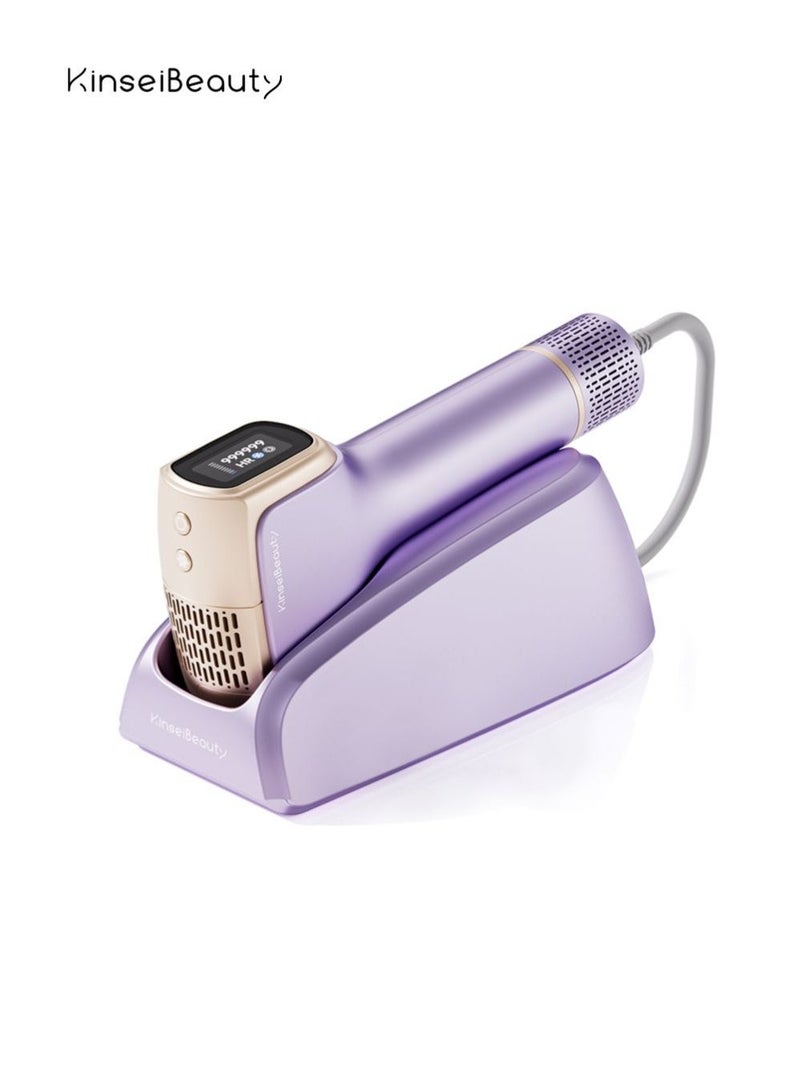 KinseiBeauty T36 999,999 Flashes 10 Energy Levels Laser Hair Removal, 4℃ Ice Cooling Painless IPL Hair Removal Device, 0.5s/Flash, Extra-large 3.9cm² light outlet, Intelligent Skin Tone Recognition Laser Epilator, Laser Hair Removal Device for Whole Body Bikini Face Arm Armpit Back Leg - Image 1