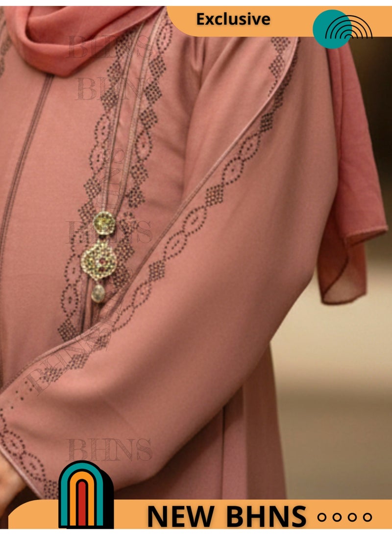 بهنس لبس للبنات عباية بنات عباية اطفال ملابس للبنات هدايا بنات عباية صغار  لباس بناتي جلابية اطفال لبس بناتي هدية بنات مناسب لجميع المناسبات - Image 2