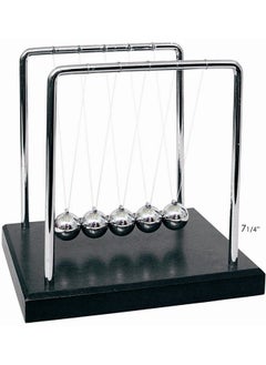 PowerTRC Newtons Cradle Balance Balls 7 1/4" ; Science Physics Gadget ; Desk Toys & Accessories  - Image 1