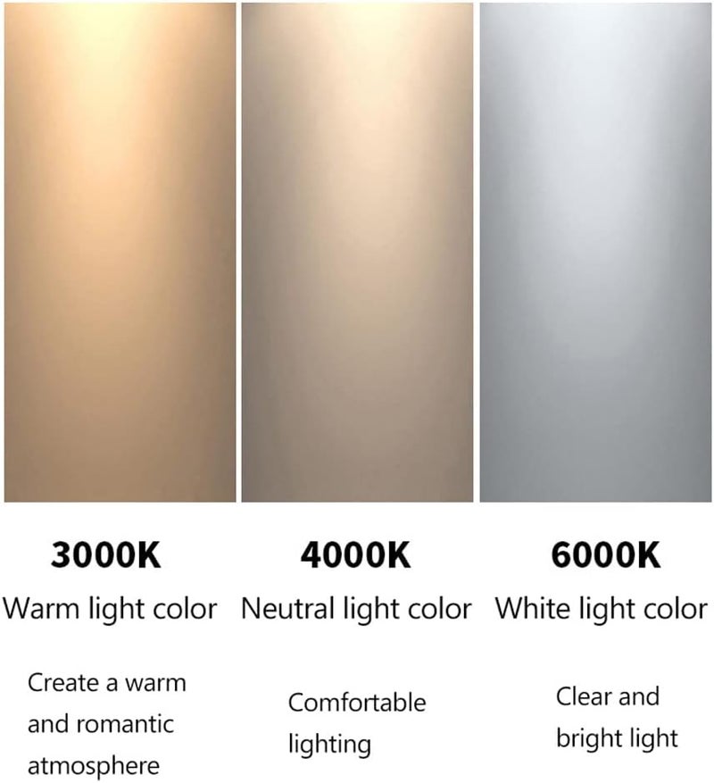 Led Recessed Downlight 3W-40W High Brightness Ceiling Lamp 2-6 Inch Adjustable Angle Spotlights 3000K/4000K/6000K Selectable Disk Light,3w-3000K,3w-3000K - Image 4