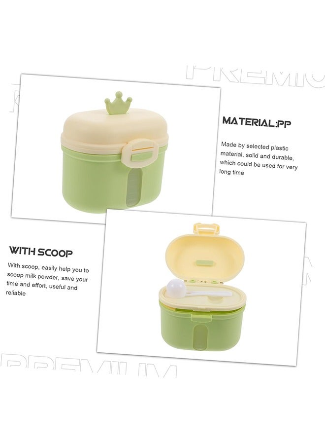 JCB CHIC Baby Milk Powder Formula Dispenser, Stackable Formula Dispenser Container Mixie Bottle for Travel, Large Capacity Formula Holder and Snack Storage, Non-Spill, Powder Leakage Free 360g - Image 3