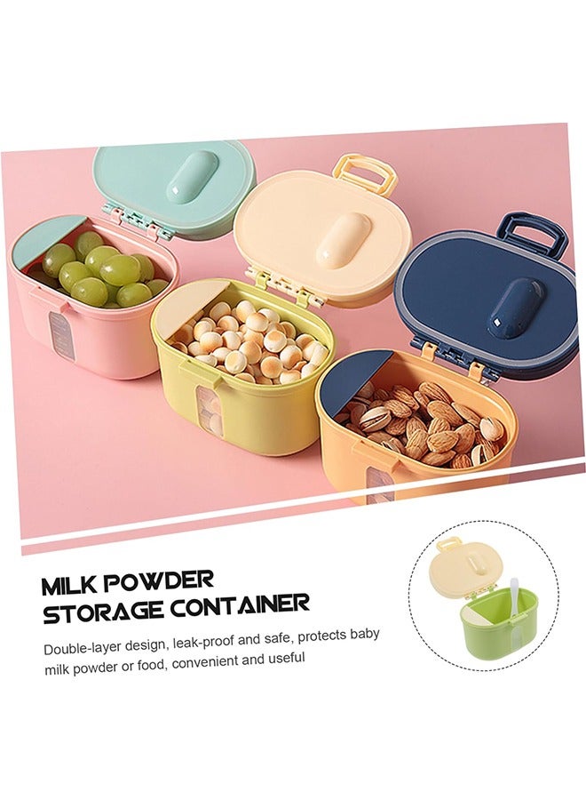 JCB CHIC Baby Milk Powder Formula Dispenser, Stackable Formula Dispenser Container Mixie Bottle for Travel, Large Capacity Formula Holder and Snack Storage, Non-Spill, Powder Leakage Free 360g - Image 4