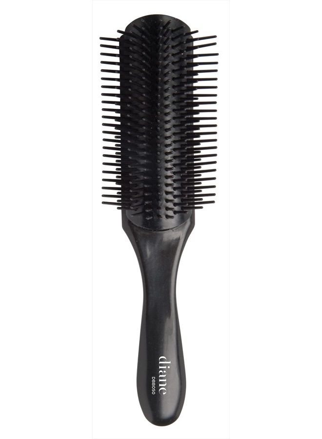 Diane 9-Row Professional Styling Brush, Black, 1 Count (Pack of 1) - Image 1