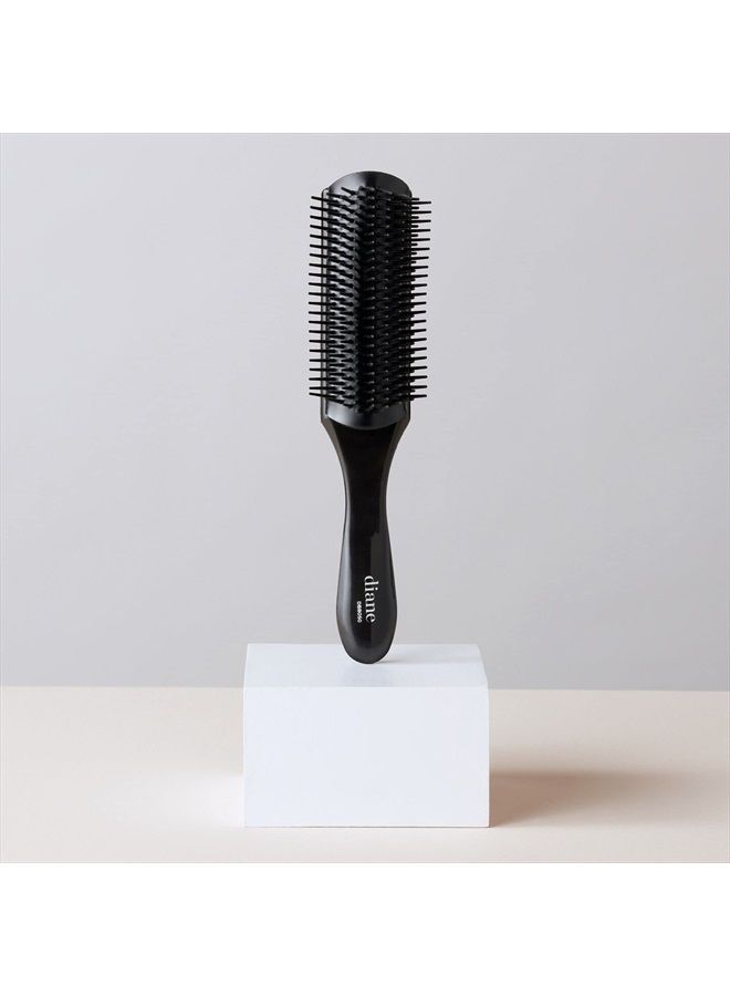 Diane 9-Row Professional Styling Brush, Black, 1 Count (Pack of 1) - Image 3