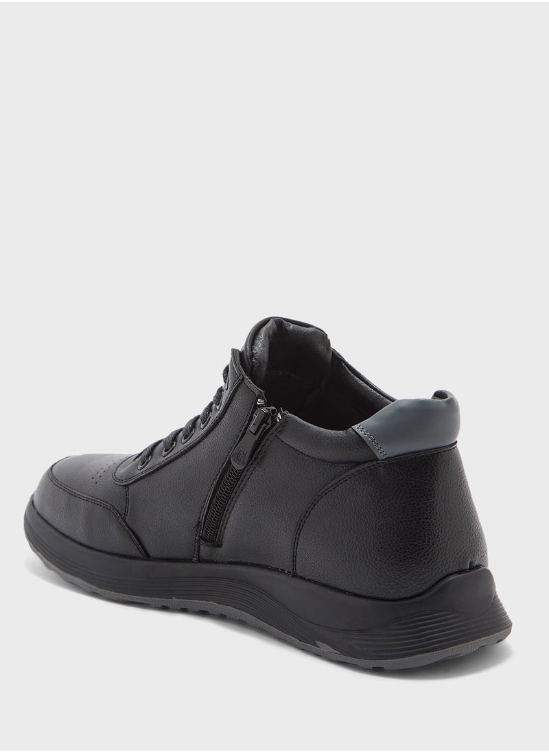 Robert Wood Smart Casual High Top Sneakers  - Image 3