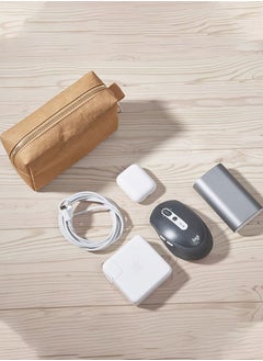 JML Kraft Paper Organizer Cosmetic Bag Digital Data Cable Headphone Sundries Bag Mobile Hard Disk Laptop Power Cable Mouse Portable Charging Treasure  - Image 3