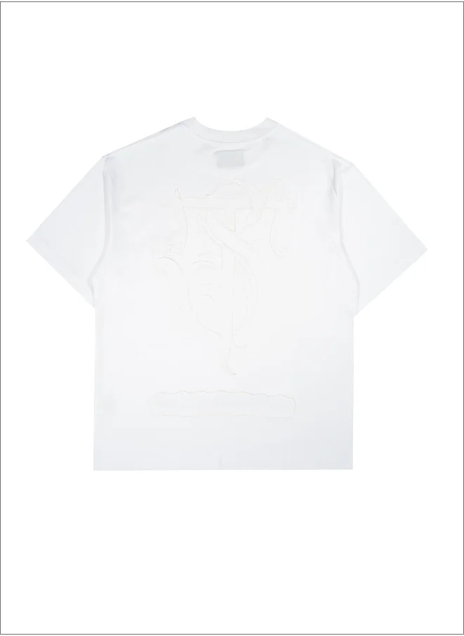 فريق تنجيم TANJIM SQUAD – TS EMBLEM T-SHIRT WHITE