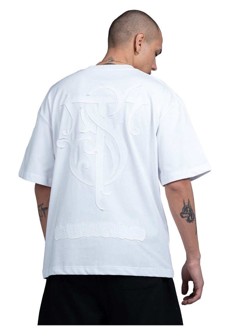 TANJIM SQUAD – TS EMBLEM T-SHIRT WHITE - Image 2