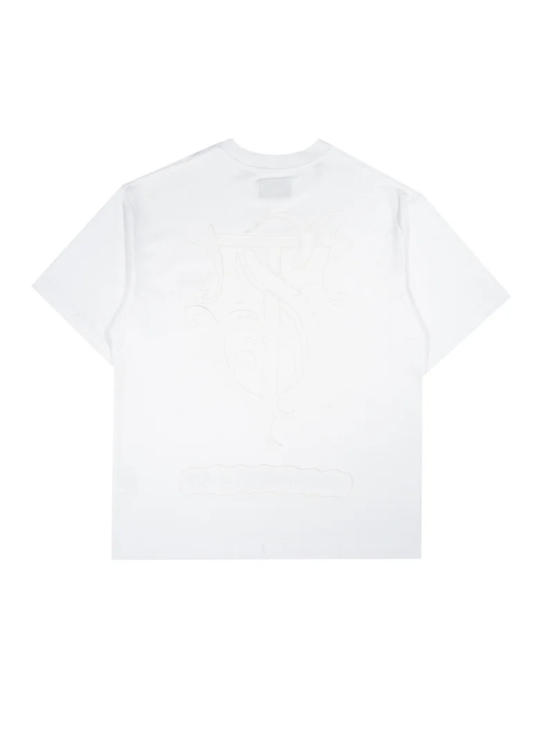 Tanjim Squad WHITE TANJIM SQUAD – TS EMBLEM T-SHIRT WHITE for Men | Best Price UAE