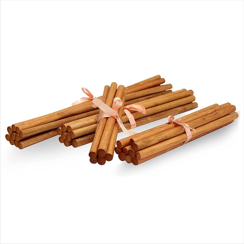 bloomax Natural Hardwood Wooden Dowel Rod, Stick for Art Craft DIY Macreme (Polished L-12 inch, Dia-14mm (5 Pcs)) - Image 4