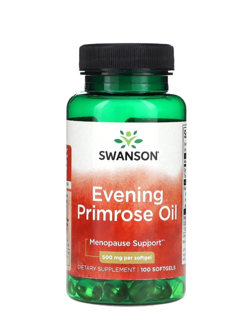 سوانسون زيت زهرة الربيع المسائية 500 مجم 100 كبسولة هلامية - Image 1