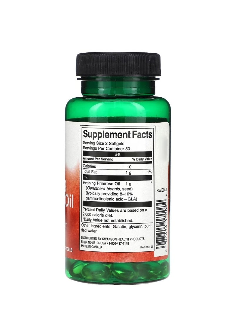 سوانسون زيت زهرة الربيع المسائية 500 مجم 100 كبسولة هلامية - Image 2