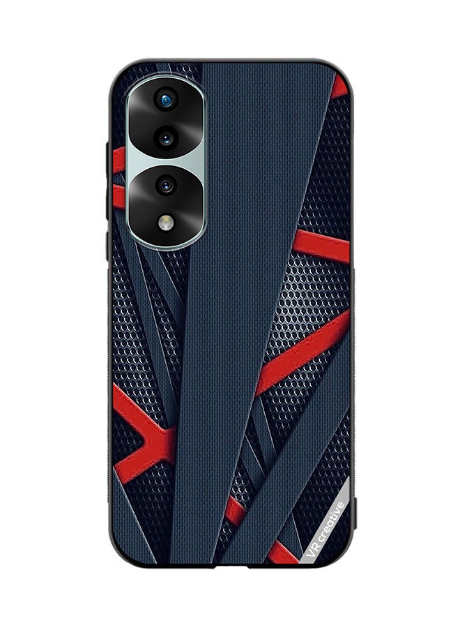 VR CREATIVE غطاء حماية لجهاز Honor 70 Pro Plus بتصميم تجريدي متعدد الألوان - Image 1