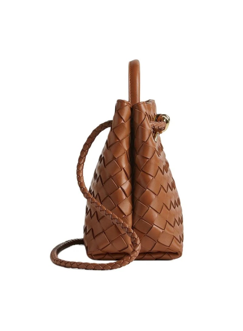 BOTTEGA VENETA Andiamo Top handle bag leather bag with signature knot detail and sliding cross-body strap. - Image 2