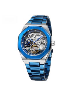Generic FORSINING Mens Automatic Mechanical Watch Luminous Multifunction Blue Ribbon 