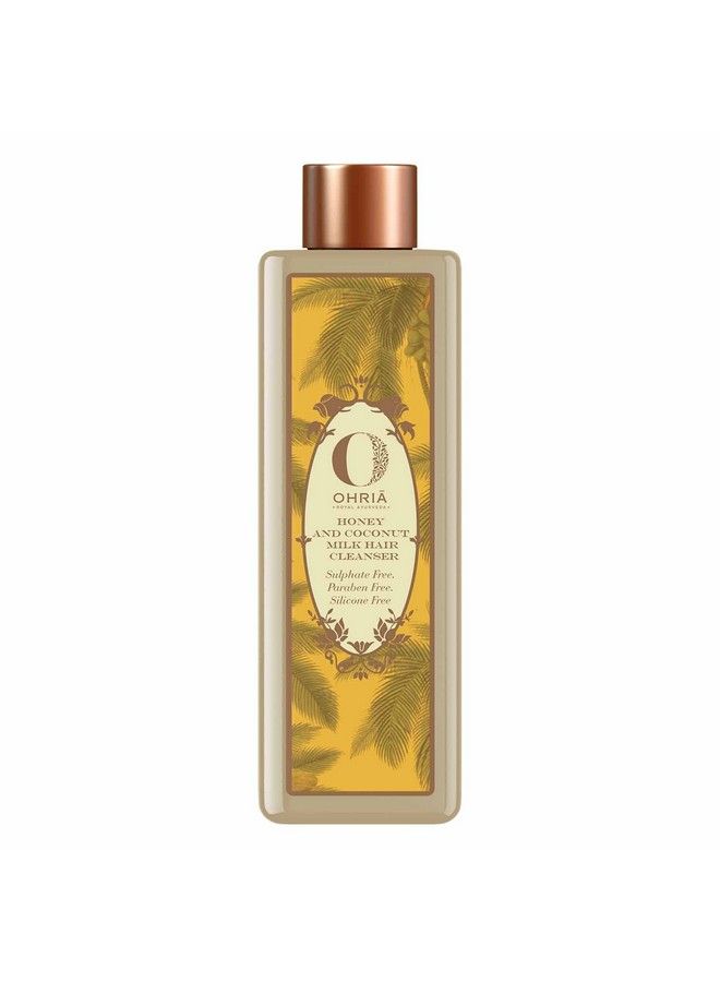 OHRIA Ayurveda Honey And Coconut Milk Hair Cleanser ; Sulphate Free Paraben Free & Silicon Free 200Ml - Image 1