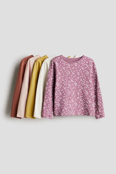 H&M 5-Pack Jersey Tops