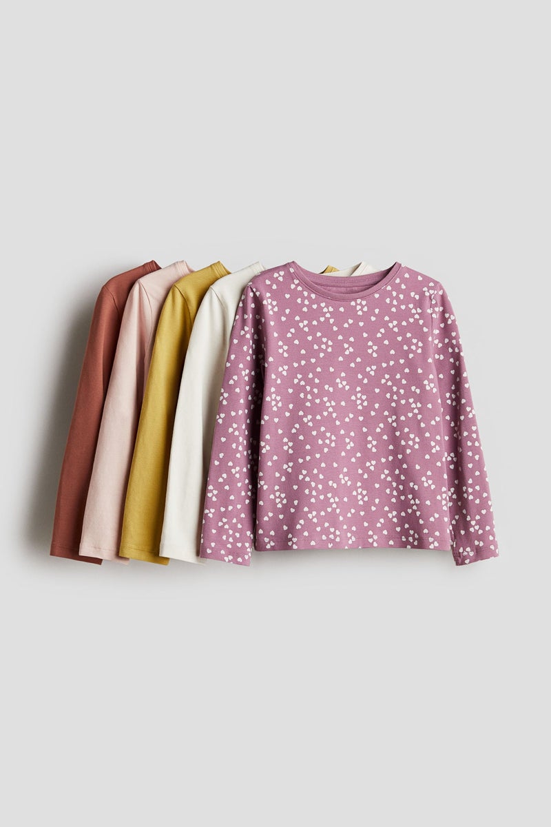 H&M 5-Pack Jersey Tops - Image 1