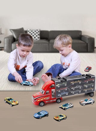 9 in 1 Container truck Deluxe cars toys Set,small cars toys,gift toys for Boys and Girls - pzsku/Z72FCF4E7507F7F26362EZ/45/_/1740024691/410ae505-f1aa-4aef-84e0-5761e7139647