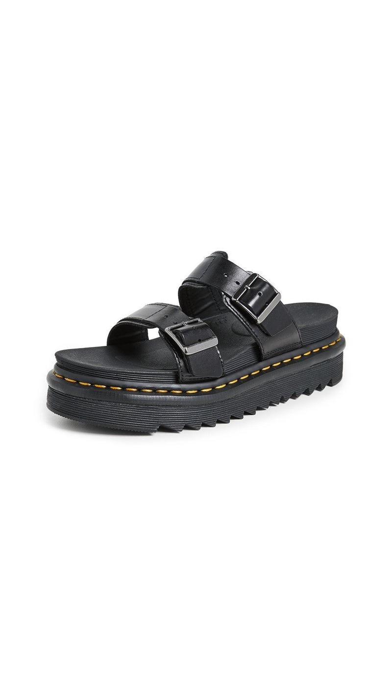Dr. Martens Myles Black Brando Sandal - Image 1