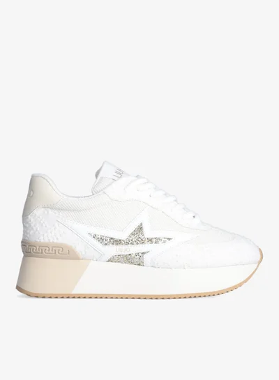 ليو جو أحذية رياضية بكعب سميك من الدنيم