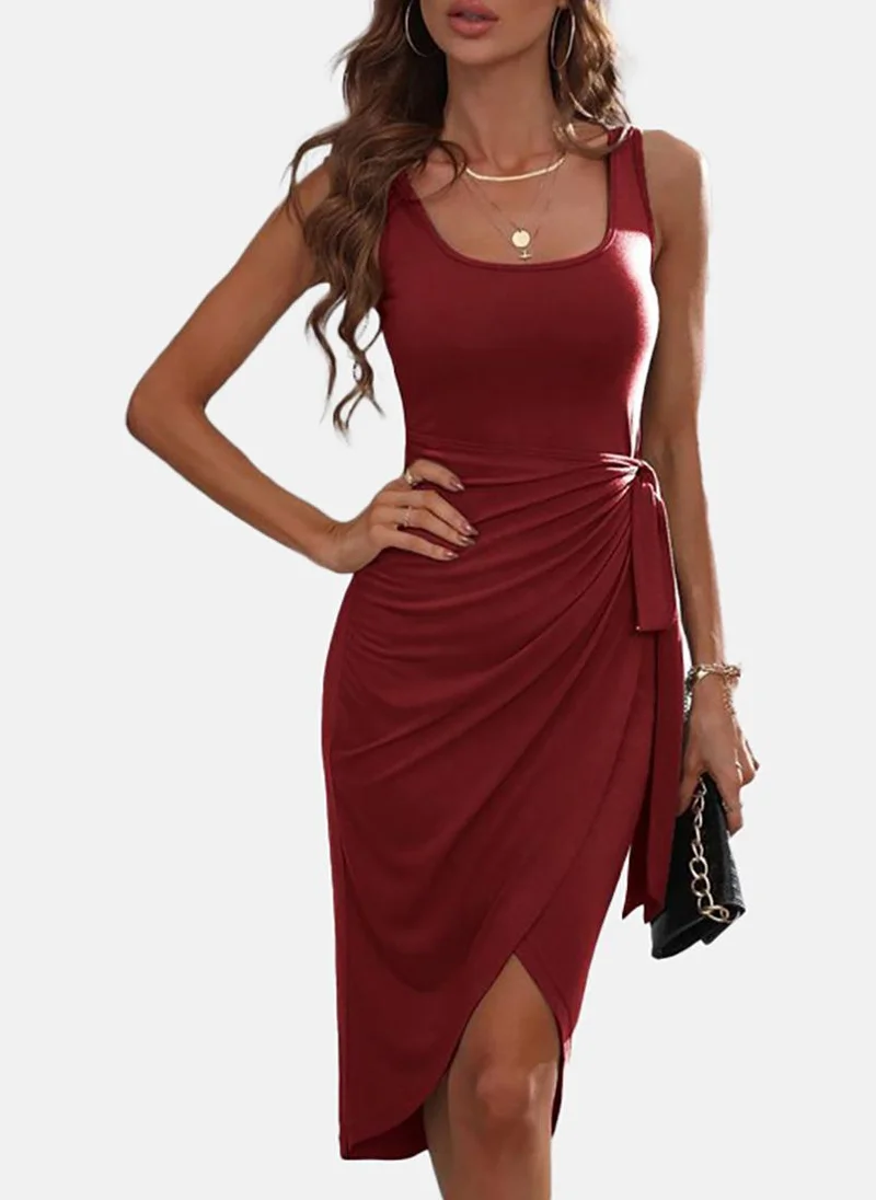 YUNIQEE Asymmetrical Knit Dress