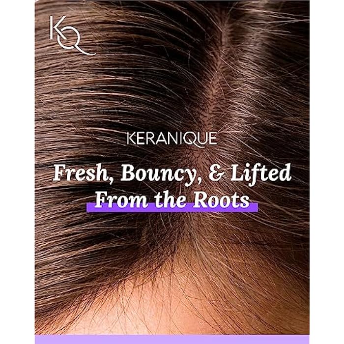 Keranique Scalp Restoring Conditioner for Women - Moisturizing & Exfoliating for Dry Scalp - Sulfate-Free, Gentle for Colored Hair - Deep Conditioner for Damaged Hair with Keratin - Image 4