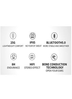 A5X True Bone Conduction Earphone Open Ear Bluetooth Wireless Sport Headphones Waterproof Headset 3D Stereo Sound - pzsku/Z72FD271EDB925002B918Z/45/_/1668753547/1eeba659-d3dc-4096-9497-b68bdcd1870f