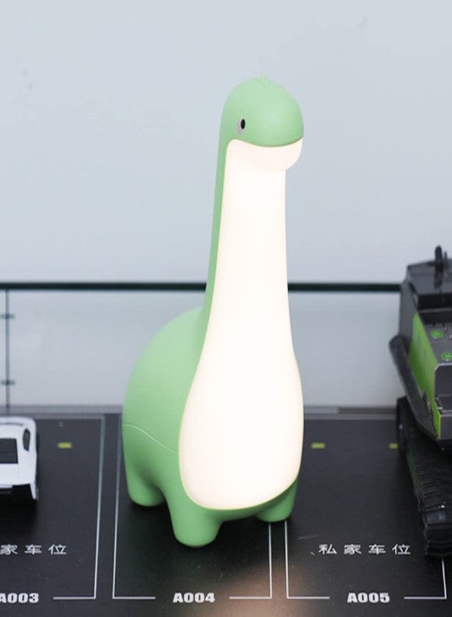 ipalmay Cute Dinosaur Night Light, Brightness Adjustable Baby Bedside Night Lamp USB Recharging, Nursery Room Decor Kids Toddlers Night Light, Dinosaur Gifts for Birthday, Christmas, Green - Image 2