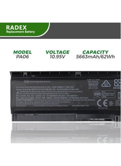 RADEX PA06 High Grade Compatible Laptop Battery for HP Omen 17 17-W 17-AB200 17T-AB00 Series Notebook  - Image 2