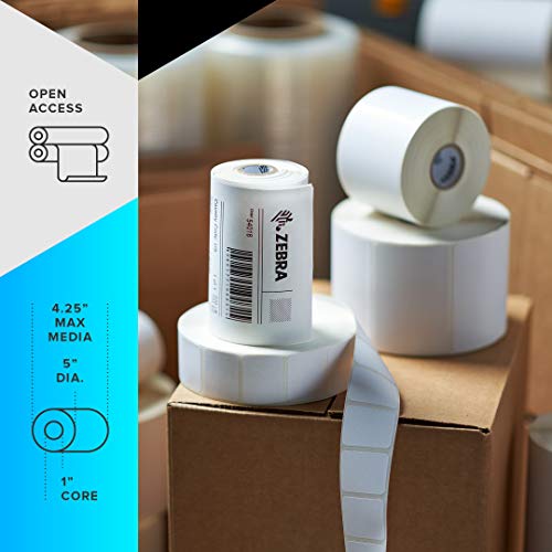 Zebra Technologies طابعة سطح المكتب أحادية اللون ZEBRA GK420t بنقل حراري بعرض طباعة 4 بوصة مع اتصال USB و Ethernet GK42-102210-000 - Image 3