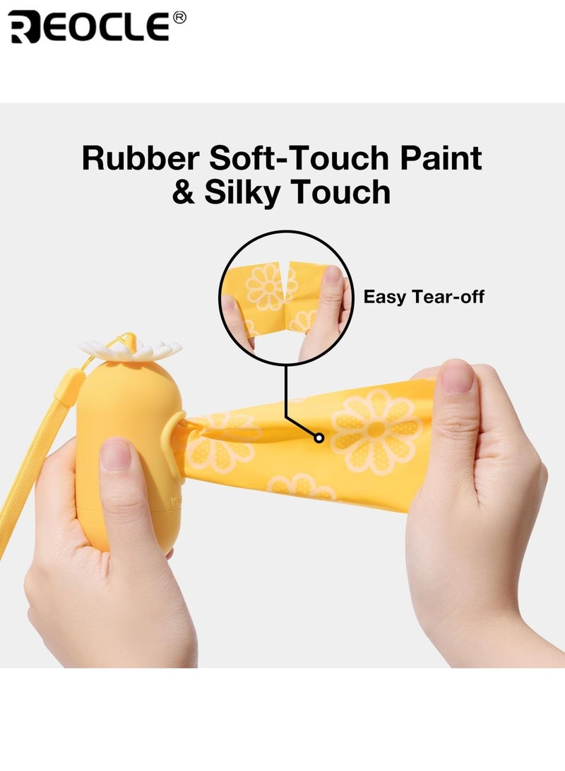 REOCLE 6PCS Dog Poop Bag Dispensers with Leak Proof Design and Extra Thick Bags Pet Waste Bag Holders with Tear Resistant Feature for Dog Walking Cleanup - Image 3