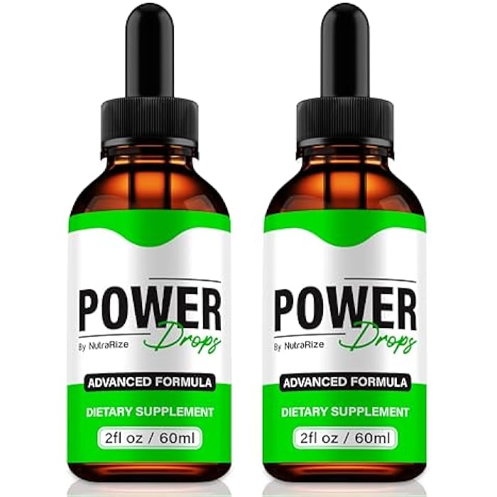 NutraRize (2 Pack) Power Drops, Official Power Drops, All-Natural Liquid Formula to Support Stamina, Energy and Overall Well-Being, Premium PowerDrops Gotas Review (60 Servings) - Image 1