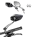ASUBHA 2PCS Motorcycle Mirrors Motorcycle Mirrors for Handlebar Convex Handlebar Rear View Side Mirror with M8 M10 Bolt Wide Angle Rear View Mirror Car Accessories for Scooter ATV UTV Dirt Bike - Image 2